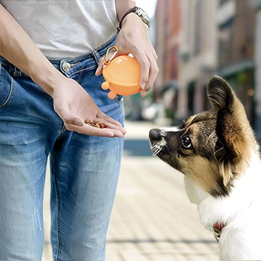 PuppyTreatBag™ - Orange - Boutik de chiens